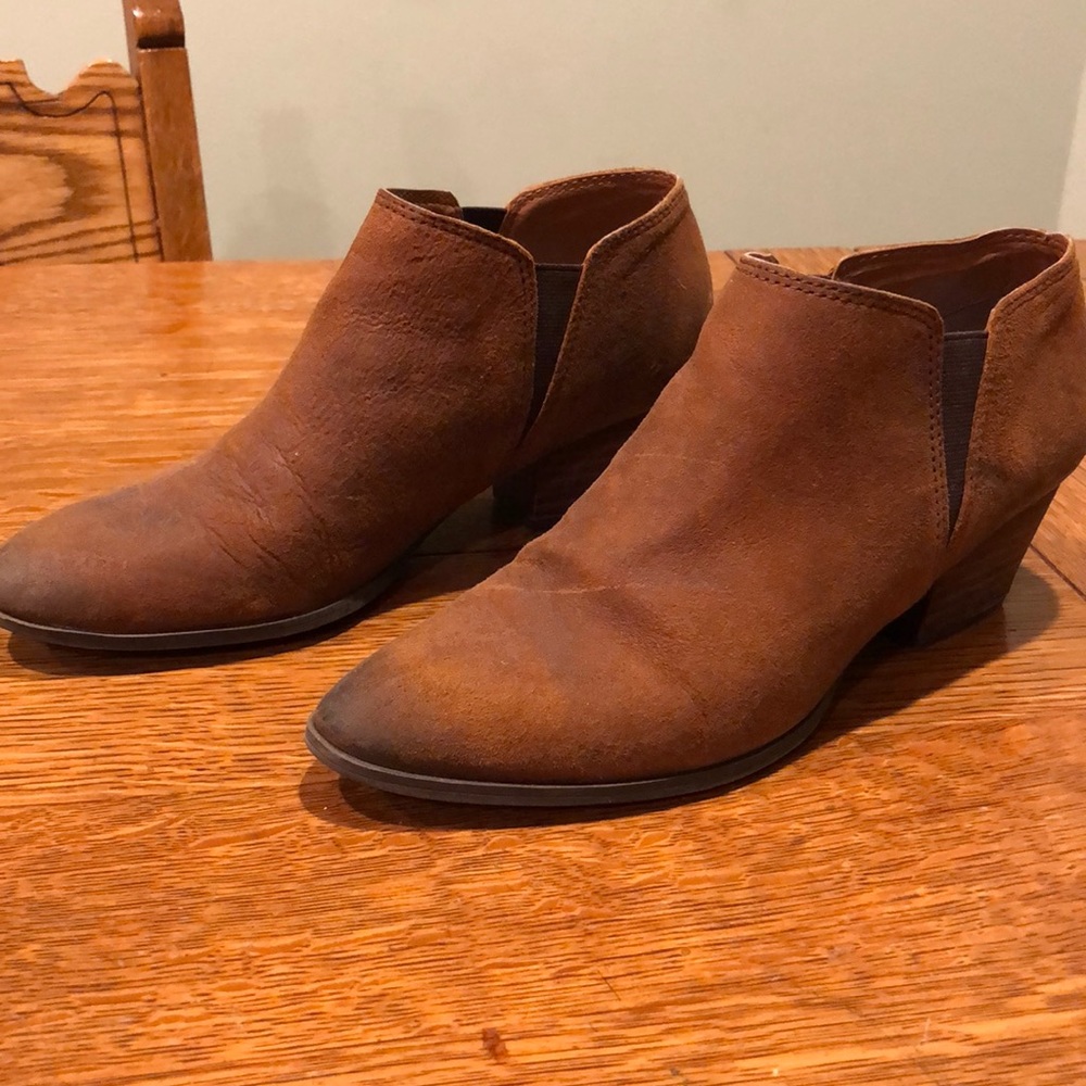 Brown worn in style booties
